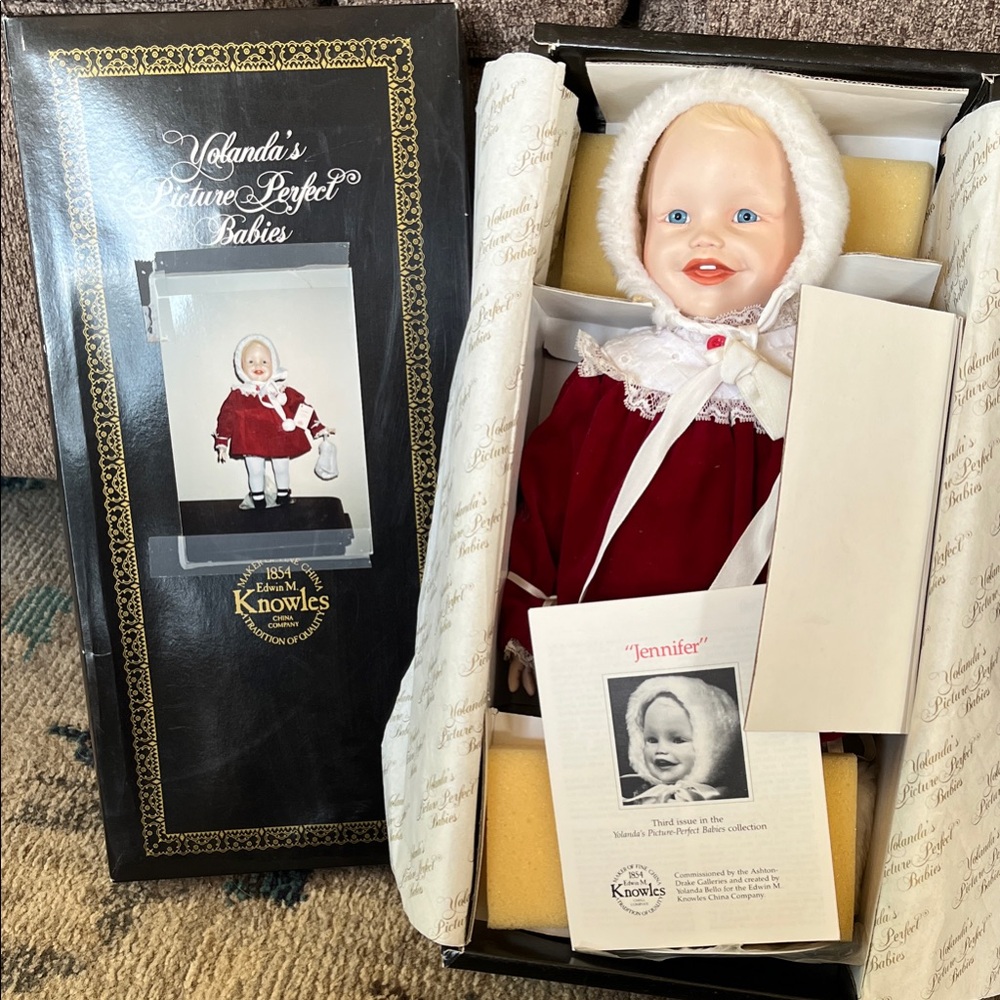 Knowles Doll in Red and White Outfit